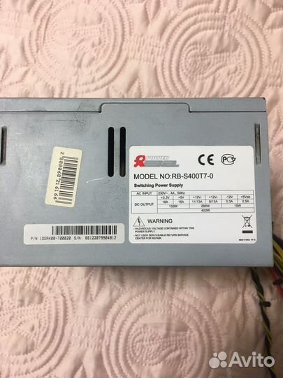 Блок питания inwin Power Rebel RB-S400T7-0 400 W