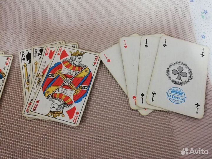 Колода игральных карт комплект винтаж Франция