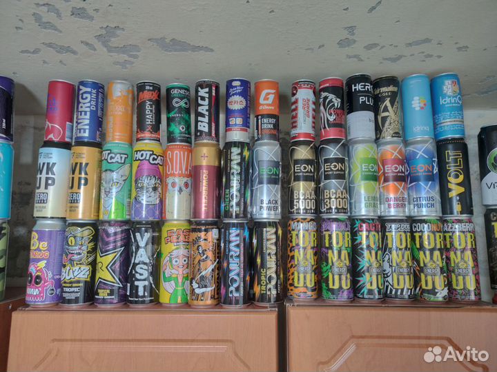 Тара от Энергетических напитков (энергосов) пустые