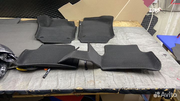 EVA ева эва коврики с бортами 3D в авто