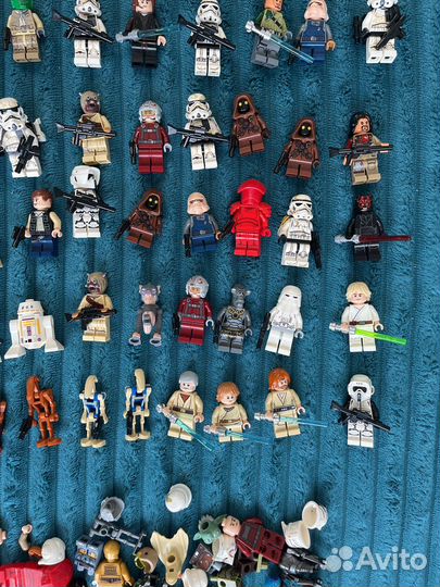 Лот Lego Star Wars 62 минифигурки