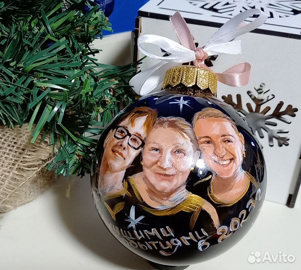 Роспись елочных шаров