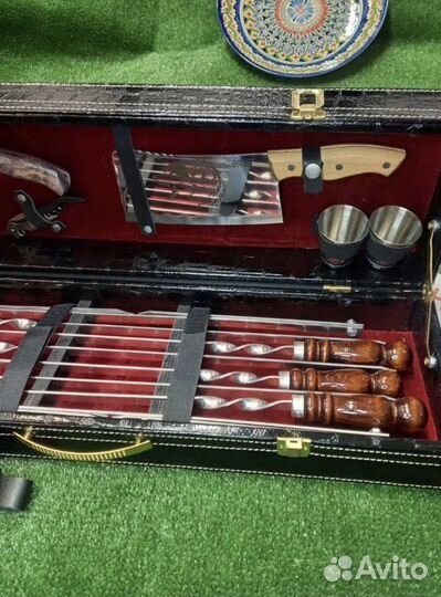 Шампура подaрочные в кейсе