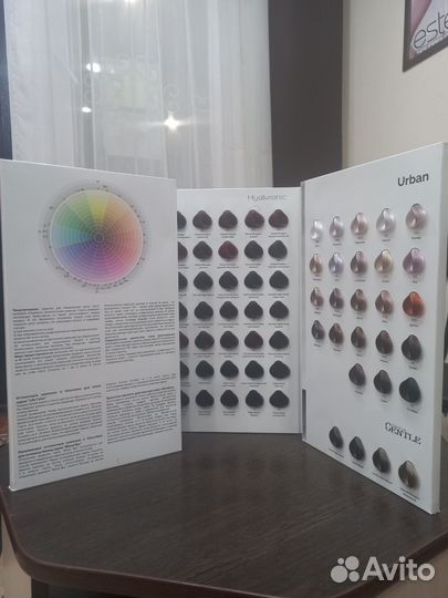 Палитра красок для волос kapous