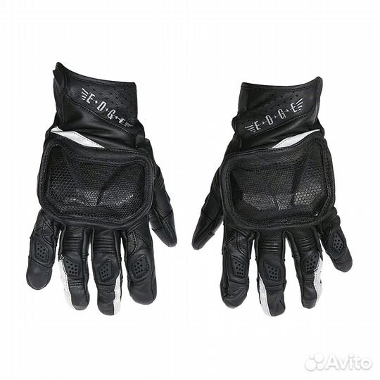 Мотоперчатки кожаные edge Adventure черные