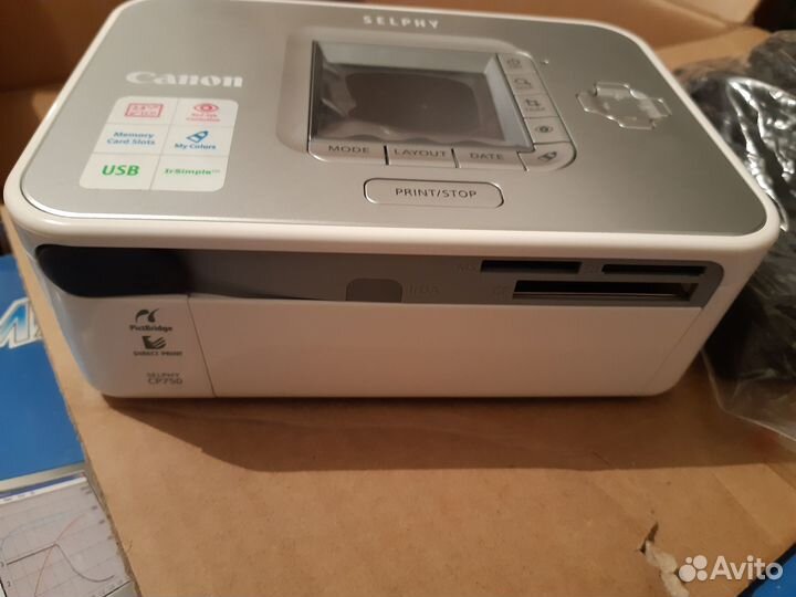 Мобильный принтер Canon selphy CP750 CP780