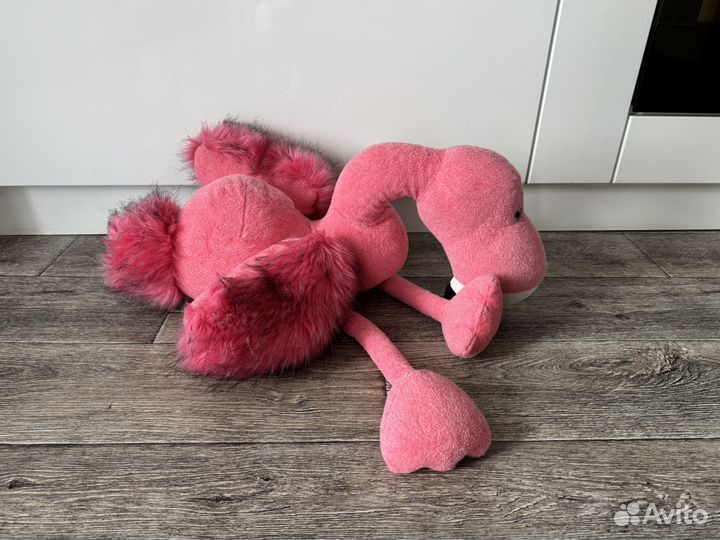 Игрушка мягкая фламинго