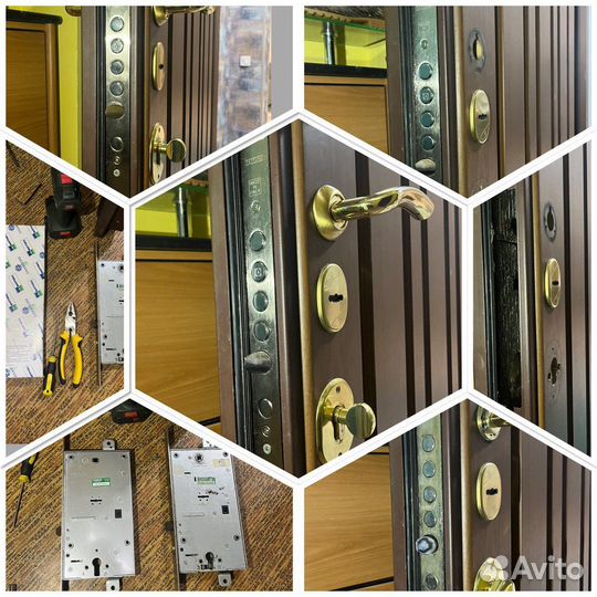 Вскрытие дверей, замена (замков/личинок/ручек)