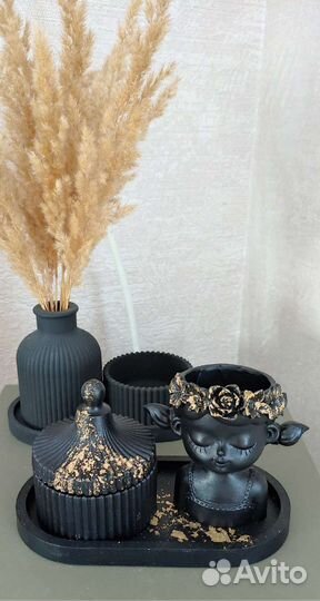 Изделия из гипса,декор,кашпо