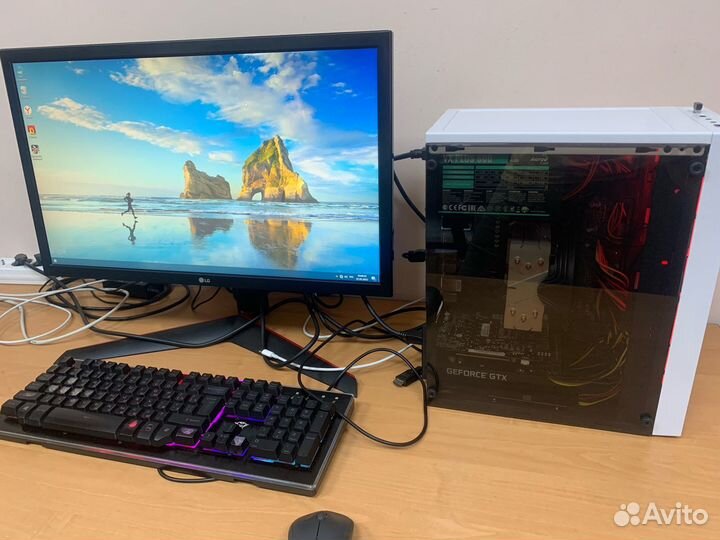 Игровой пк (Ryzen 5/GTX1660S/16gb/500gb)