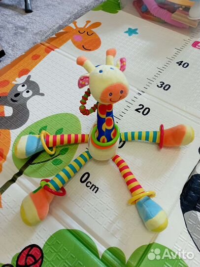 Грызунки, погремушки, подвеска жираф, гусеница