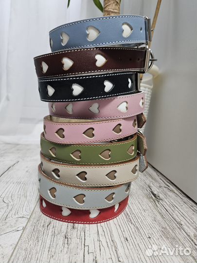 Ошейник для собак кожаный все размеры