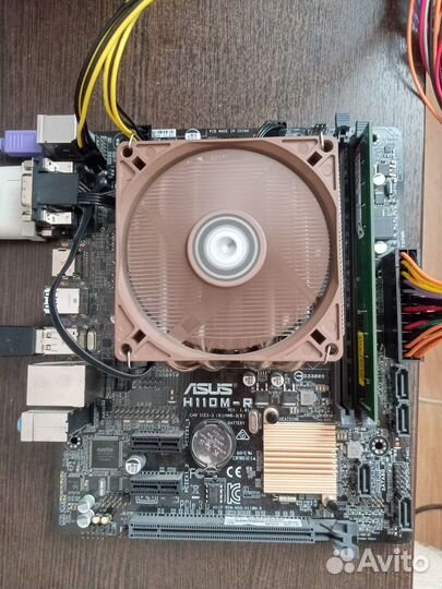 Связка Asus-H110m-r+core i3 7100+4gb