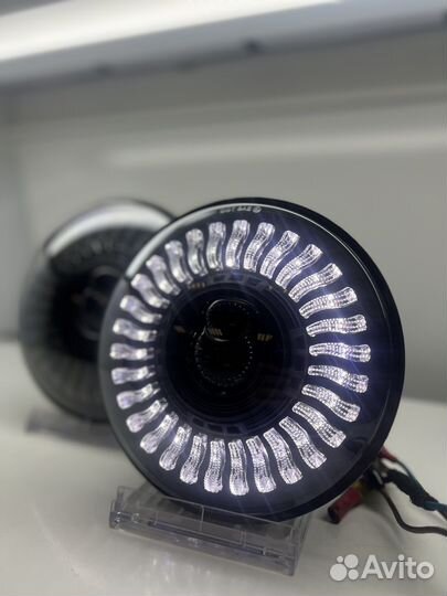 Диодные фары на ниву