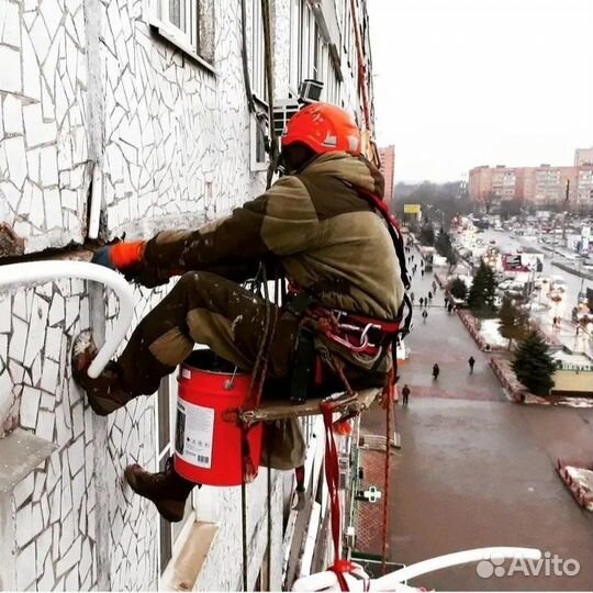 Покраска металлоконструкции,высотные работы