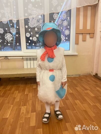 Новогодний костюм Снеговика