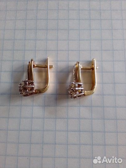 Серьги с бриллиантами