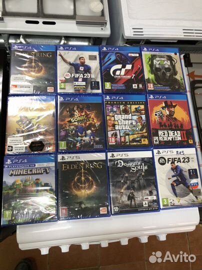 Диски Ps4 и Ps5