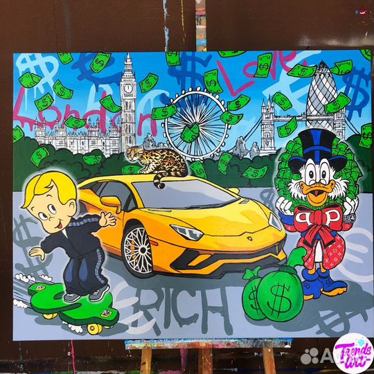 Современные картины маслом для интерьера дома