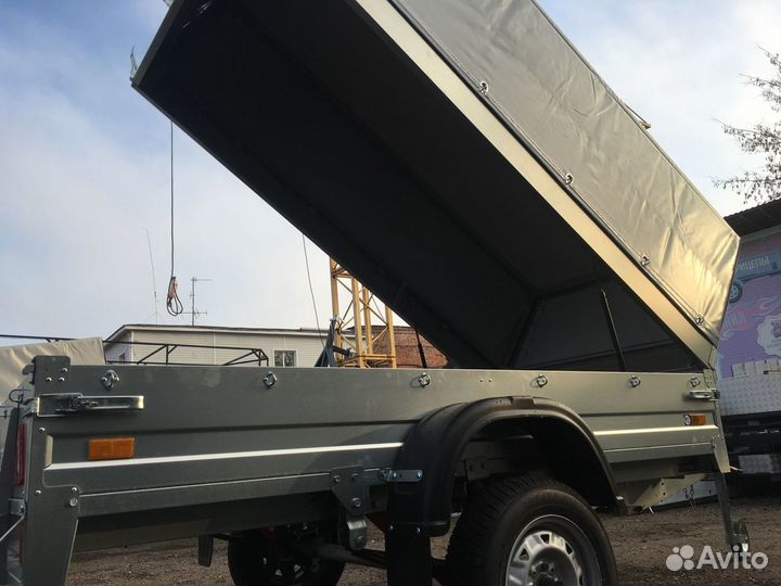 Прицеп сст 7132-02 Самосвал (Подъемный борт и Тент