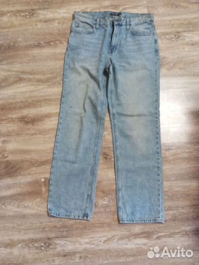 Джинсы широкие, размер 40-42