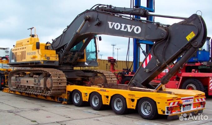 Перевозка негабаритного груза, аренда трала