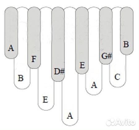 Калимба / Shamanic 11 двухрядная / Ясень