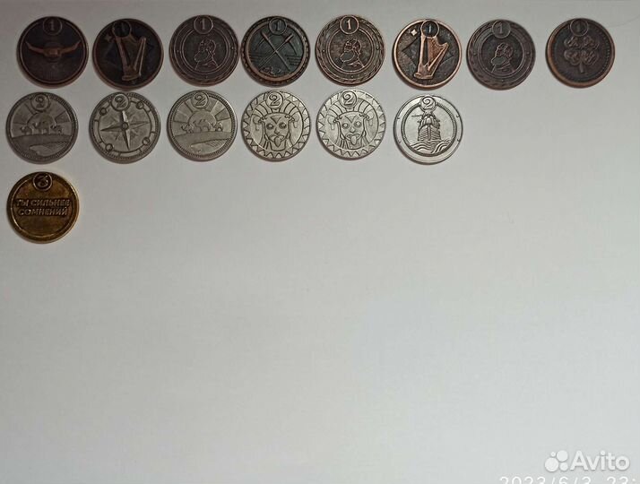 Коллекционные монеты из пятерочки