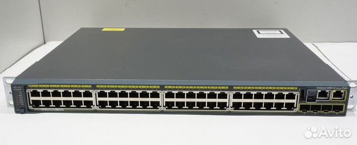 Коммутатор Cisco WS-C2960S-48FPS-L PoE+ 740W