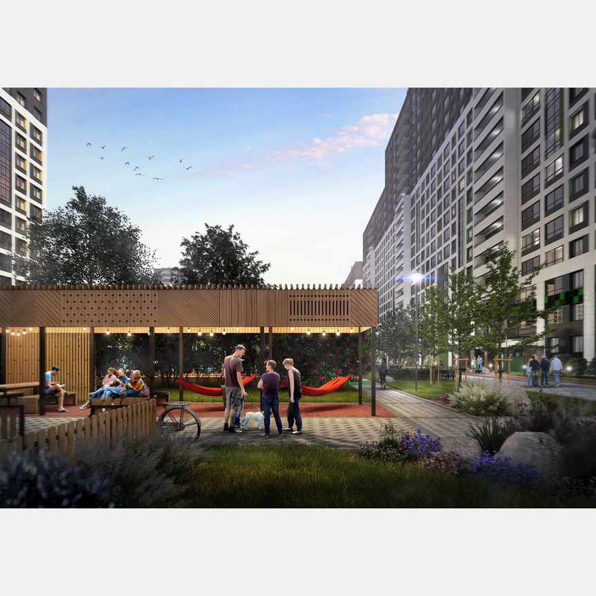 2-к. квартира, 55,5 м², 3/16 эт.