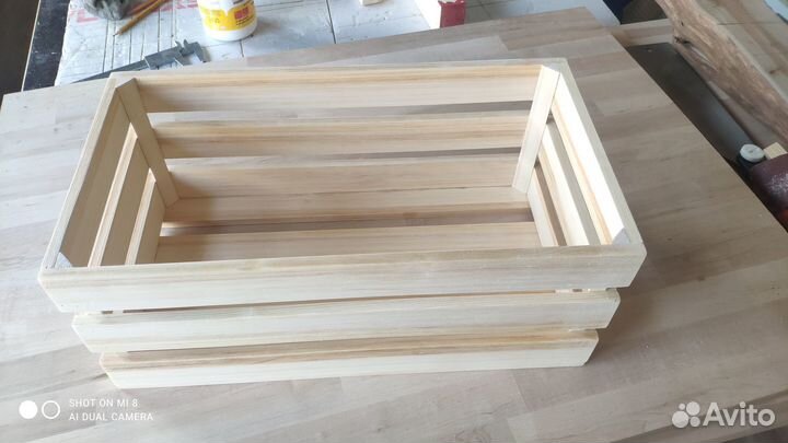 Ящик деревянный подарочный, интерьерный