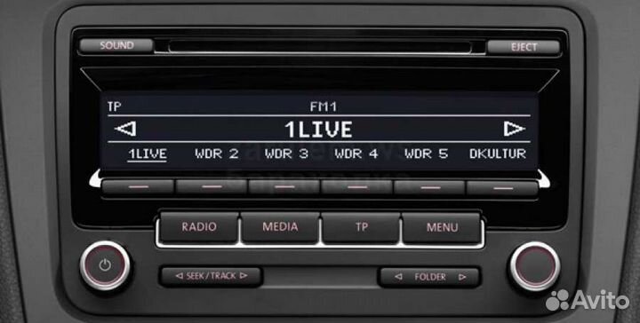 Магнитофон на tiguan