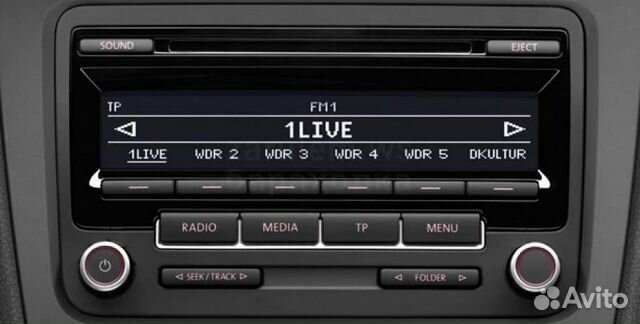 Магнитофон на tiguan