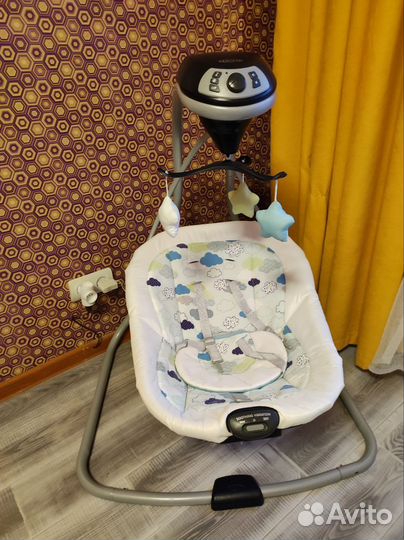 Детские электронные качели для новорожденных