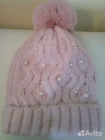 Шапка зимняя шарф и снуд