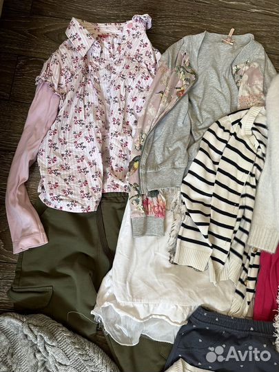 Одежда для девочки пакетом 7-8 лет