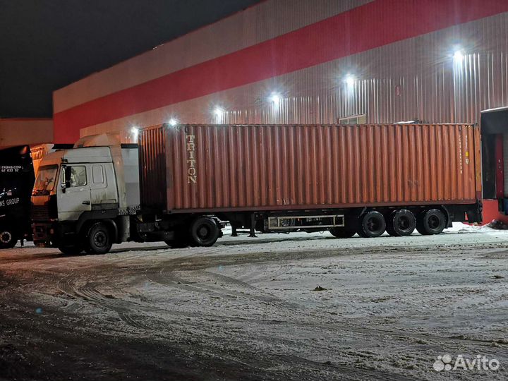 Грузоперевозки, 20 тонн, бортовой и контейнеровоз