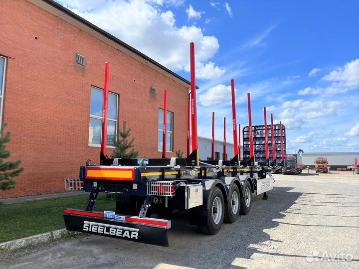Полуприцеп лесовоз (сортиментовоз) Steelbear PT-24L, 2024