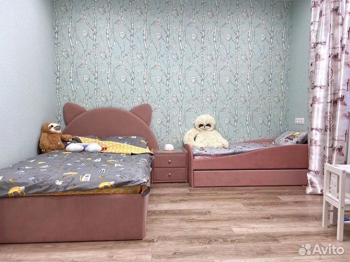 Кровать Китти с ушками мягкая новая