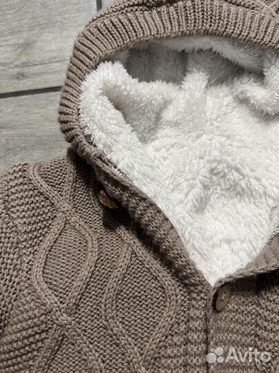 Комплект вязаный на выписку dishi 56-62