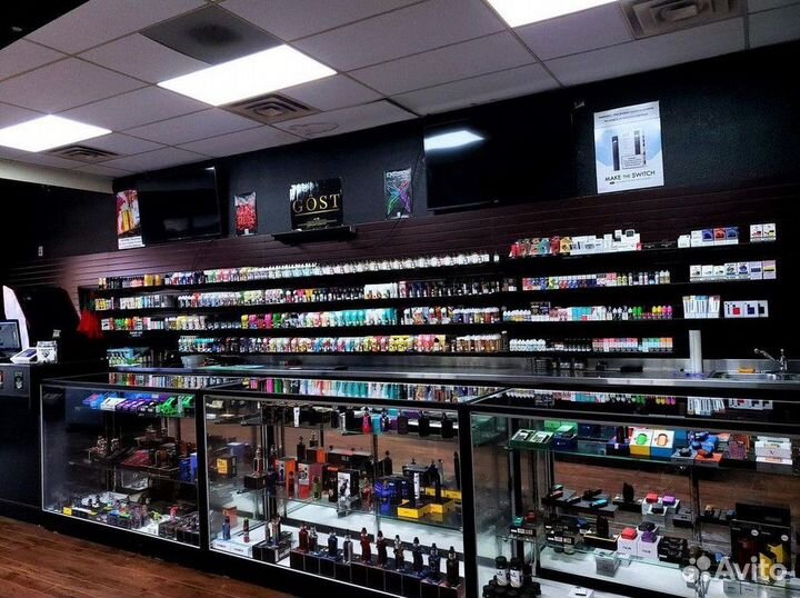 Готовый бизнес: прибыльный вейпшоп с табаком