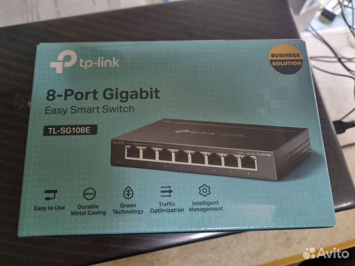 Коммутатор Easy Smart TP-link TL-SG108E,8ports 1gb