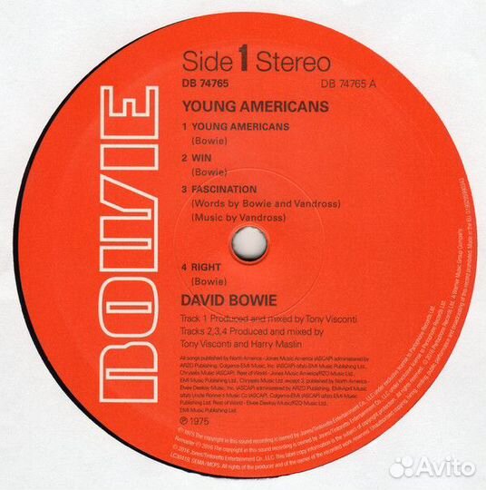 Виниловая пластинка PLG David Bowie Young American
