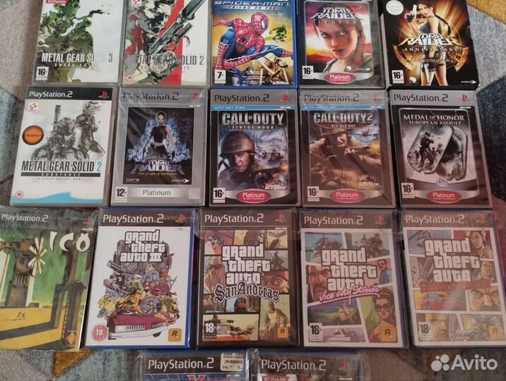 Диски для PlayStation 2 лицензия