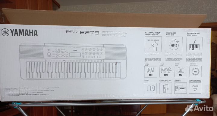 Синтезатор yamaha psr e273