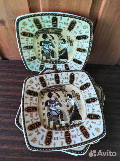 Блюдца квадратные. Производство Египет