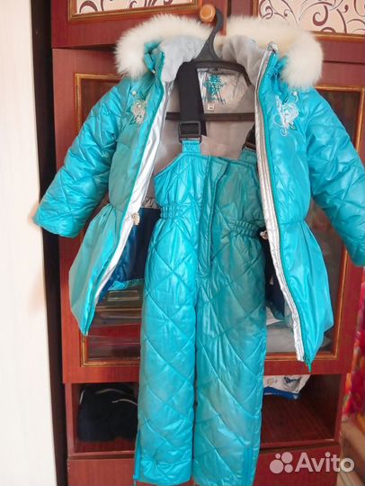 Зимний костюм для девочки 110
