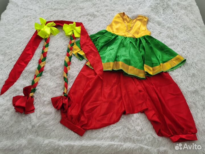 Костюм на девочку 7-12 лет для индийских танцев