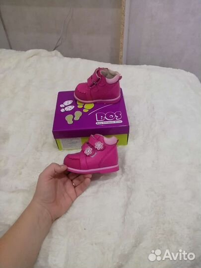 Ботинки ортопедические для девочки 19размер