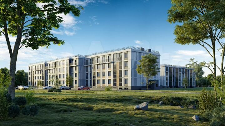 2-к. квартира, 58,9 м², 1/4 эт.